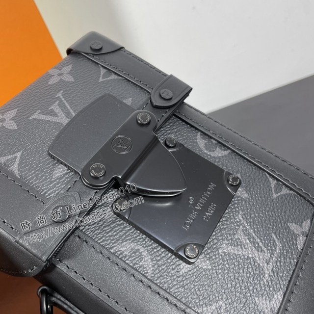 Lv路易威登2023專櫃新款Vertical Trunk迷你手袋 LV斜挎手機包 M82077 ydh5023